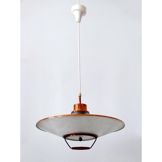 Mid-Century Modern Scandinavian Copper Pendant Lamp, 1960s For Sale - Image 10 of 18