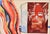Surrealism 1975 Liquid and Gaseous Television Surrealism Red Lithograph With Collage Salvador Dalí For Sale - Image 3 of 6