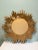 Vintage Gold Sunburst Wall Mirror; Hollywood Regency Style For Sale - Image 4 of 5