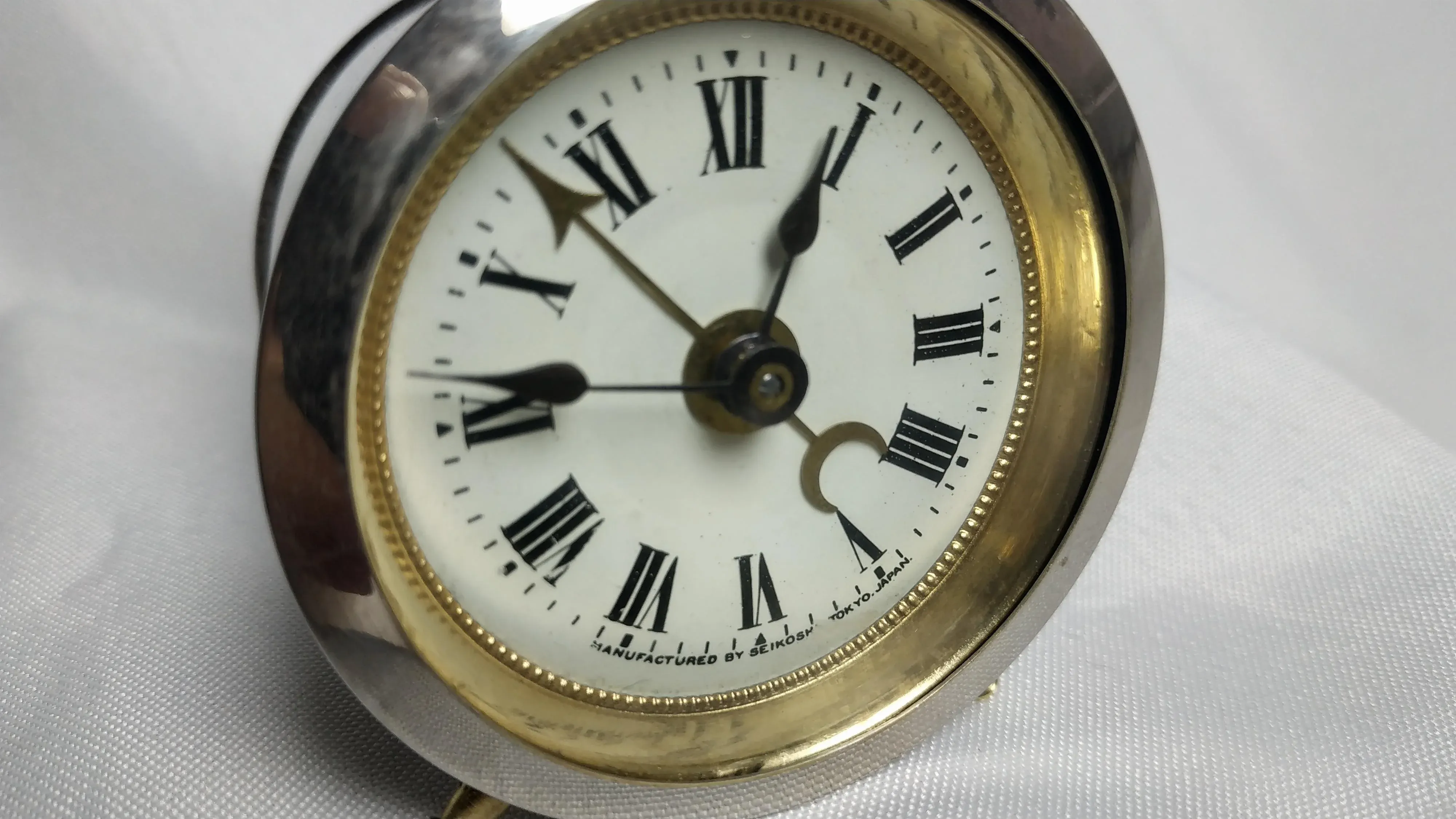 1899 Seikosha Japan's First Mechanical Wind-Up Alarm Clock | Chairish