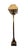 Vintage Hollywood Regency Neoclassical Brass-Tone Floor Lamp For Sale - Image 4 of 9