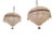 Pair of Vintage Wedding Cake Chandelier For Sale