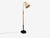 1930s Swedish Art Deco, Adjustable Floor Lamp, Birch, Metal For Sale - Image 4 of 11