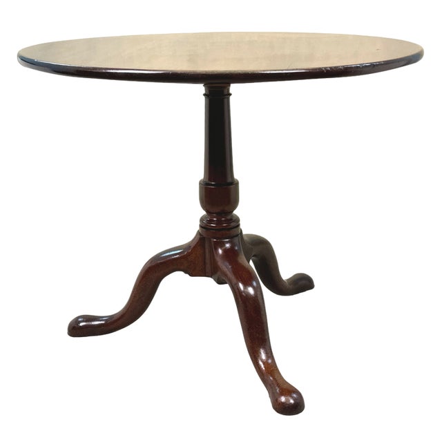 Large 18th Century Georgian Mahogany Tripod Table, 1750 For Sale