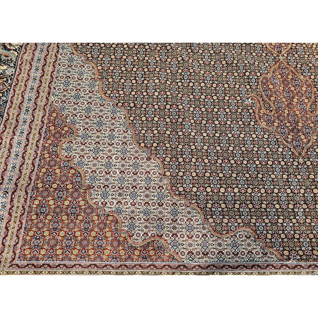 Early 20th Century Tabriz Mahi Rug For Sale - Image 15 of 18
