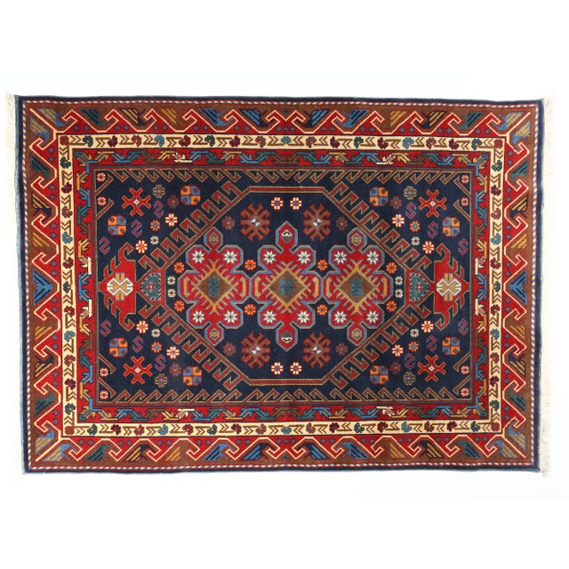 Turkish Handmade double knotted naturel dyes Wool carpet. the rug has been professional cleaned. it is in perfect original...