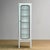 Vintage medical cabinet from the 1970s, made in Hungary. This characterful cabinet is made of iron and glass, with the...