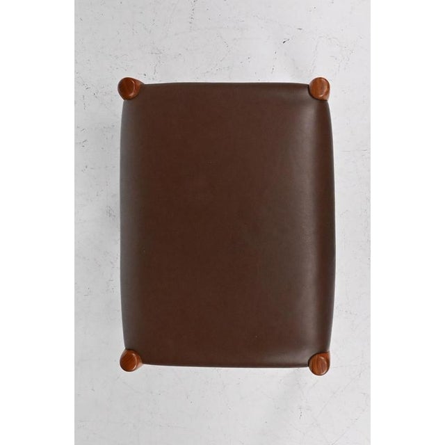 Brown Model 80A Stool by Niels Otto Møller For Sale - Image 8 of 9