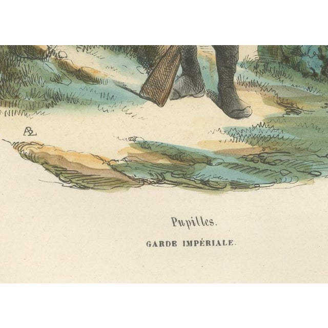 After Horace Vernet, Pupilles of the Imperial Guard, 1843, Paper For Sale - Image 3 of 10