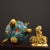 Metal Late 20th Century Cloisonné Enamel Dragon Censer With Gilt Guardian Lion Finial For Sale - Image 7 of 10