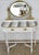 Louis XVI French Dressing Table with Gilt Oval Mirror, 1960s For Sale - Image 6 of 6