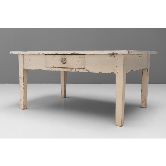 Late 19th Century Low Pine Coffee Table, 1880s For Sale - Image 5 of 10
