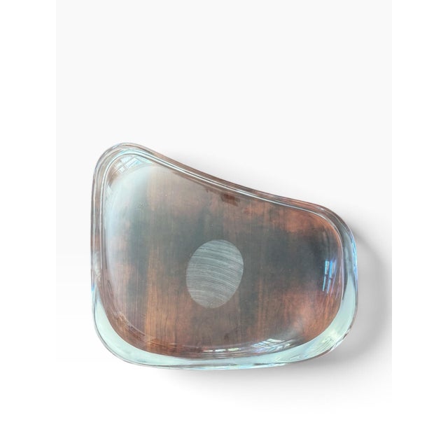 1970s Extra Large Ritts Astrolite Biomorphic Bowl For Sale - Image 11 of 12