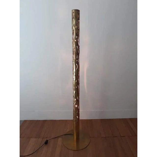 Sputnik Style Brass Floor Lamp For Sale - Image 16 of 16