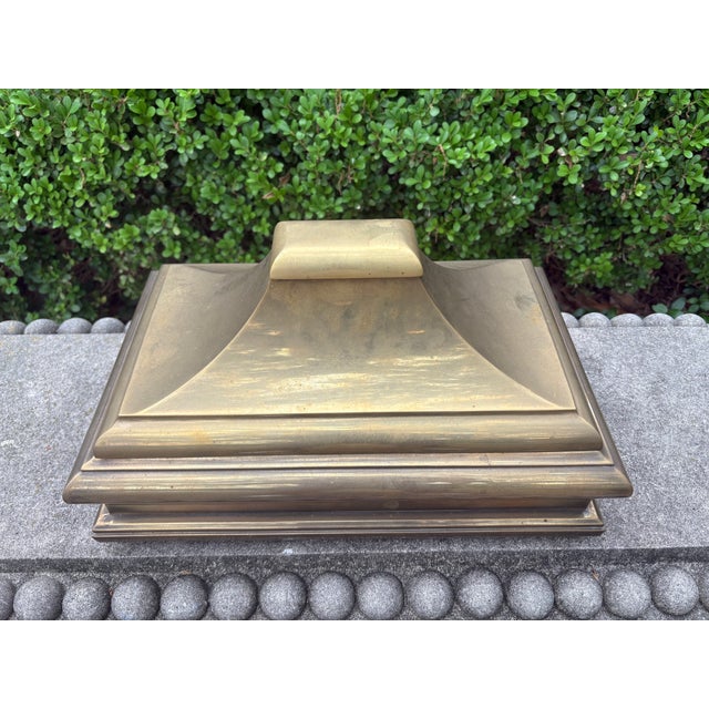 1970s Large Brass Box by Chapman For Sale In Houston - Image 6 of 12