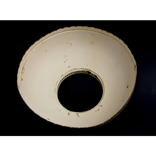 Antique Brass Ceiling Light Lamp Shade For Sale - Image 11 of 12