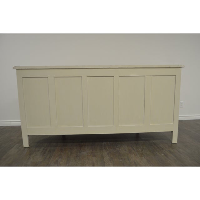Louis Xv Style Cabinet Buffet From France Painted Over Solid
