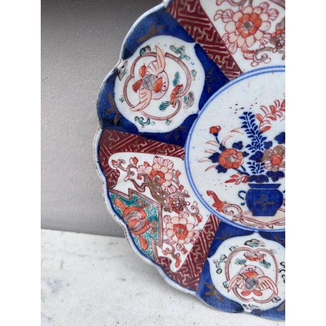 Japanese 19th Century Japonese Imari Plate For Sale - Image 3 of 5