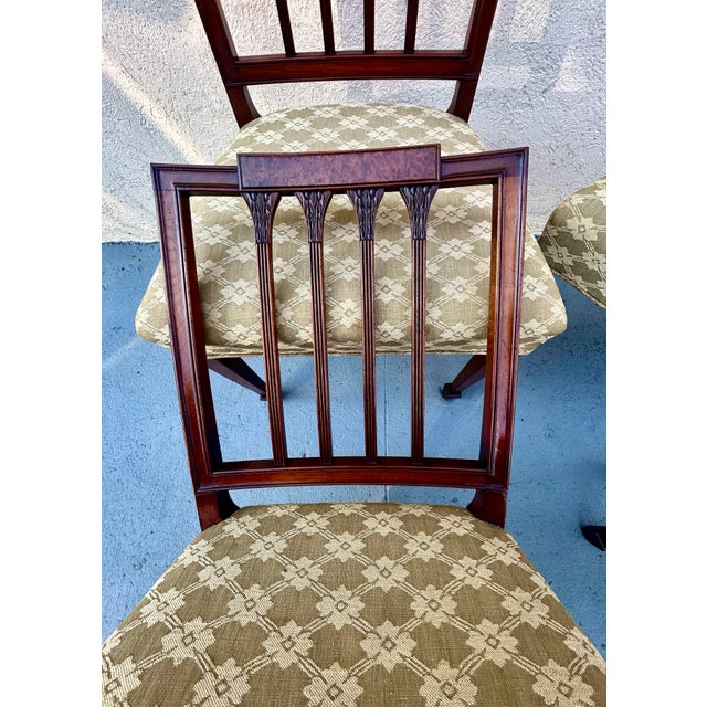 1960s Set of 4 Vintage NeoClassical Dining Chairs For Sale - Image 5 of 10