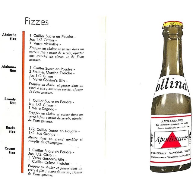 White "Livre De Cocktails" 1949 Bauwens, Emile For Sale - Image 8 of 12