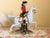 Early 18th Century Early 18th Century Gorgeous Tabletop Porcelain Cavalry Figurine Decor For Sale - Image 5 of 9