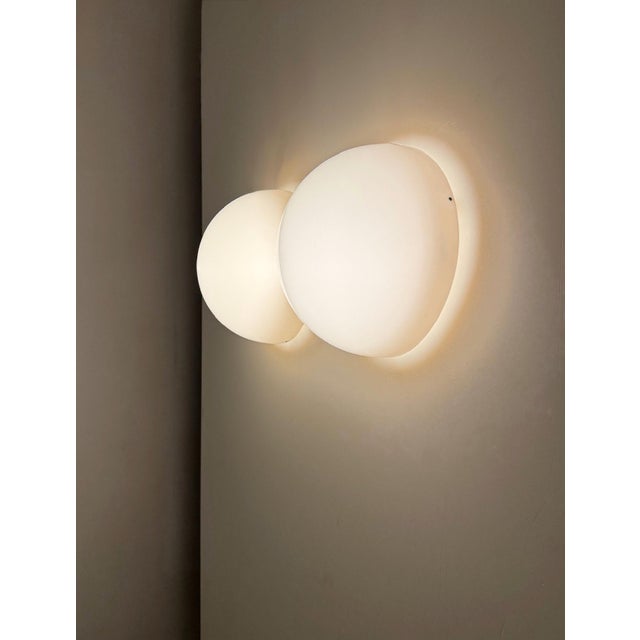 White Wall Lamps from Metalarte, 1970s, Set of 2 For Sale - Image 8 of 9