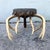 Early 20th Century American Rustic Deer Antler Footstool For Sale In West Palm - Image 6 of 8