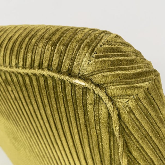 Italian Modern Green Velvet Office Chair by Giulio Moscatelli for Formanova, 1970s For Sale - Image 16 of 18