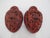 Chinese Carved Cinnabar Lacquer Fruit Shaped Butterfly & Flower Trinket Box For Sale In Portland, OR - Image 6 of 9