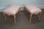 Faux Branch Leather Ottomans - Pair For Sale - Image 4 of 10