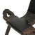 Mid-Century Brutalist Tripod Chair in Pine and Faux Leather, Spain For Sale - Image 13 of 15
