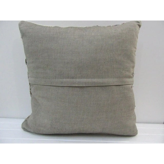 Turkish Handmade Patchwork Turkish Kilim Pillow Cover For Sale - Image 3 of 4