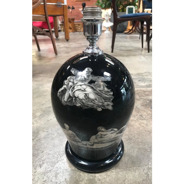 1980s Vintage Fornasetti Style "Michelangelo Works" Table Lamp For Sale - Image 11 of 11