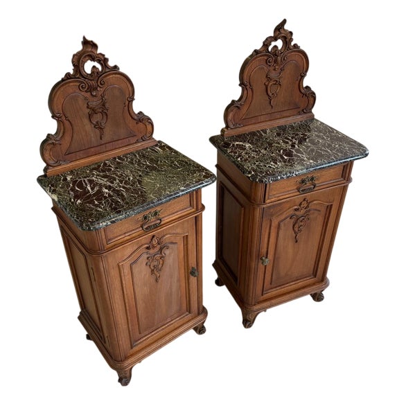 Antique Bedside Tables, 1800s, Set of 2 For Sale