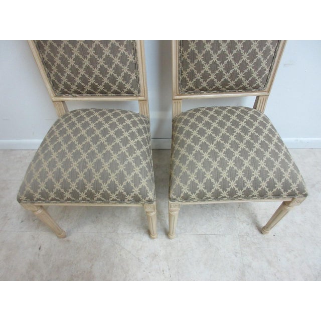 Wood 1990s Pair Ethan Allen Swedish Home Dining Room Desk Side Chair For Sale - Image 7 of 11