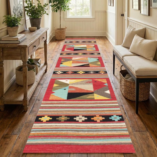 2020s Pasargad Home Tuscany Multi Wool Area Rug- 2' 6'' X 9'11'' For Sale - Image 5 of 5