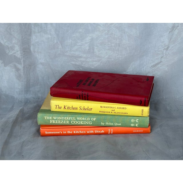 Mid 20th Century Decorative Vintage Cookbooks For Sale - Image 5 of 15