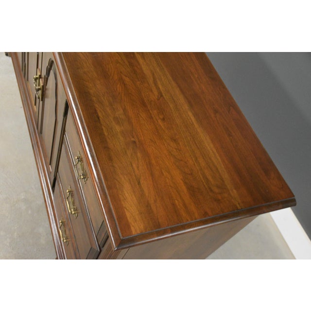 Brown 1980s Pennsylvania House Solid Cherry Dresser For Sale - Image 8 of 11