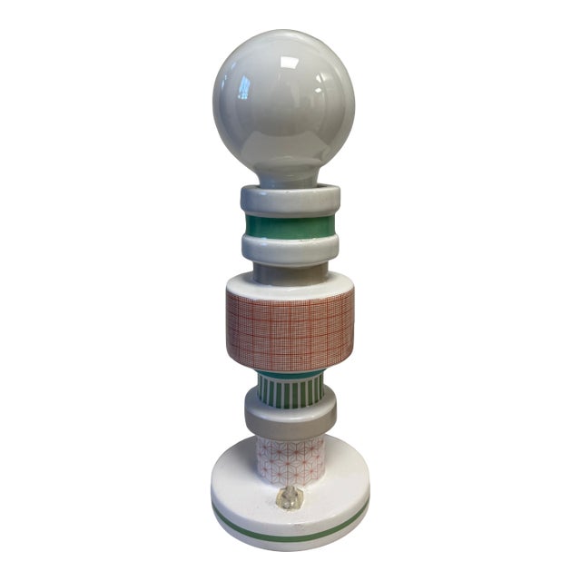 Contemporary Alessandro Zambelli Seletti Moresque Porcelain Lamp For Sale