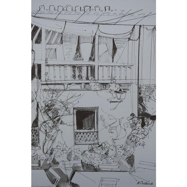Camille HILAIRE (1916-2004) Beauties of Europe: House Façade Color lithograph Signed in the plate On BFK Rives paper, 24 x...