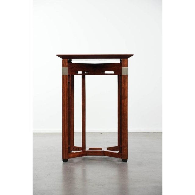 Tall Art Deco Decoforma Series Square Side Table from Schuitema For Sale - Image 6 of 16