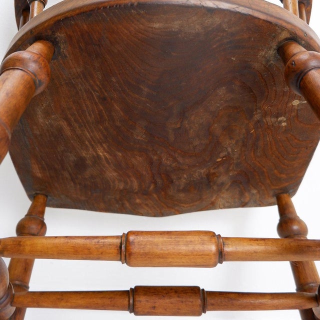 Antique English Smoking Chair, 1890s For Sale - Image 11 of 15