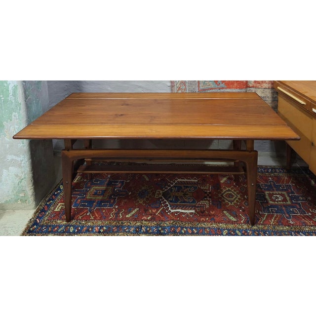Teak Metamorphic Coffee and Dining Table from Trioh, Denmark 1960s For Sale - Image 10 of 18