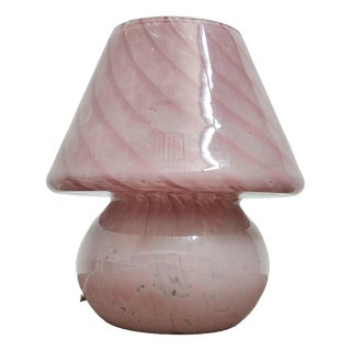 Murano Glass Mushroom Lamp, 1970s For Sale