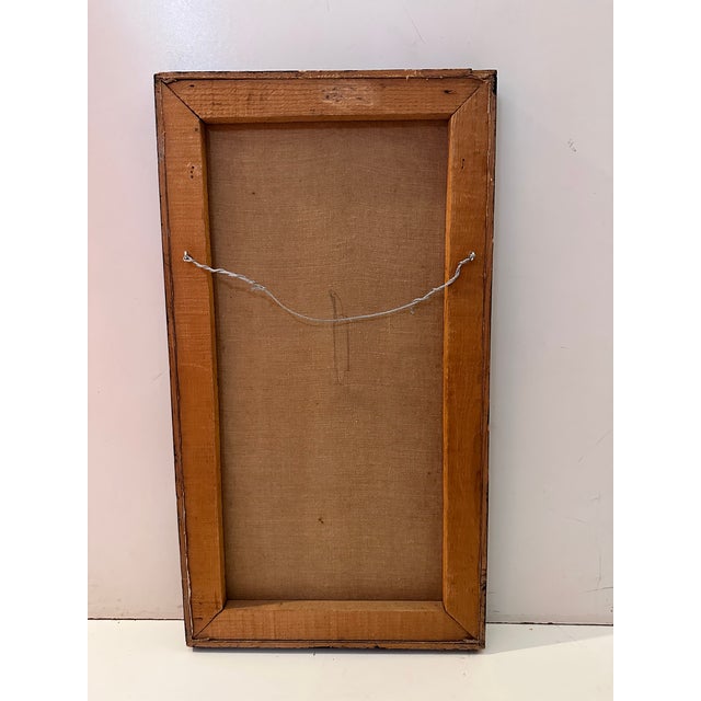 Paint 1960s Painting of Young Girl For Sale - Image 7 of 8