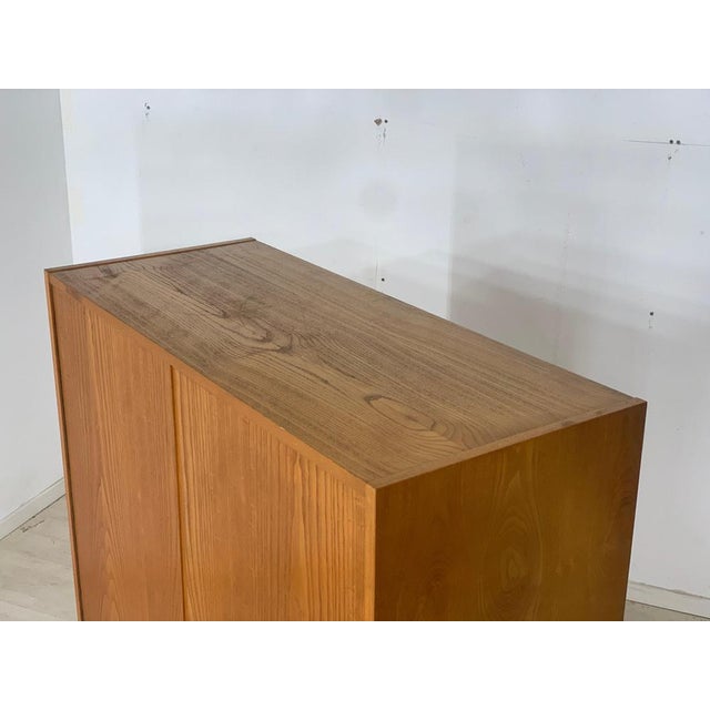 Brown Mid-Century Linen Cabinet, 1960s For Sale - Image 8 of 11