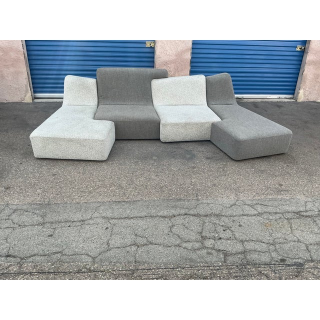 Confluences asymmetrical elements Philippe Nigro Ligne Roset France. Beautiful new wool melange (Kvadrat and Camira...