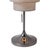 Metal Lollipop Table Lamp - Black Nickel, Cashmere Gray Linen Shade, on/Off Pull Chain For Sale - Image 7 of 15