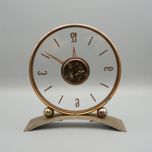 Art Deco Mantel Clock by Jaeger Lecoultre, 1940s For Sale - Image 3 of 7