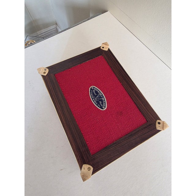 Brown Vintage Anglo Indian Faux Tortoiseshell Box For Sale - Image 8 of 11